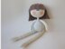 Lady Lamb doll knitted flat