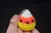 Candy Corn Keychain Amigurumi