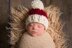 Christmas Hat Collection Santa Beanie Chunky Pompom Baby Children Women