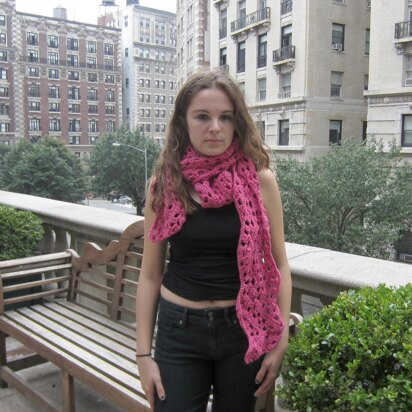 Wide Ripple Scarf