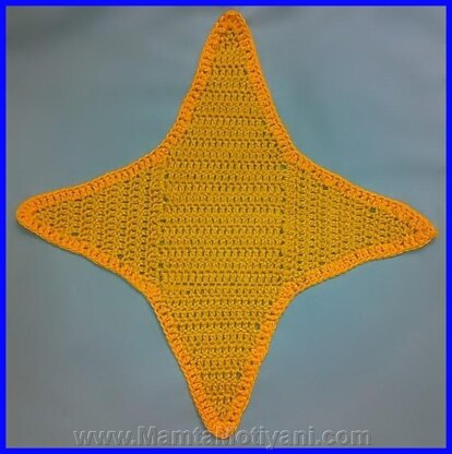 Aruba Star Crochet Applique Pattern Unique & Unusual