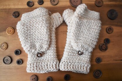 Tabby Star Mittens