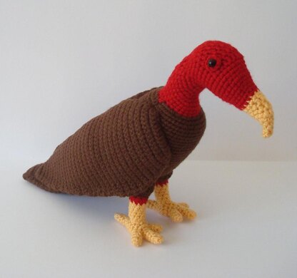 Turkey Vulture Amigurumi Crochet Pattern