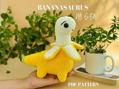 NO SEW Cute BANANASAURUS