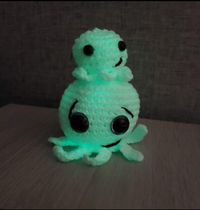 Glow in the dark octopus