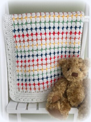 Block Stitch Baby Blanket