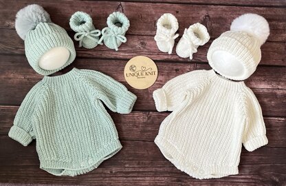 'Snuggles' 3 piece romper set