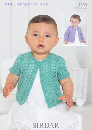 Cardigans in Sirdar Snuggly 4 Ply - 1330 - Downloadable PDF