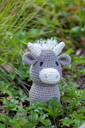 Kit Crochet Amigurumi - Bœuf Oscar - Hoooked