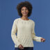 Sandpoint Pullover - Sweater Knitting Pattern For Women in Tahki Yarns Classic Superwash by Tahki Yarns