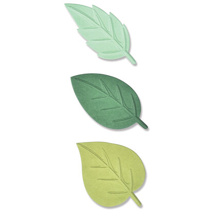 Sizzix Switchlits Embossing Folder Spring Leaves by Kath Breen