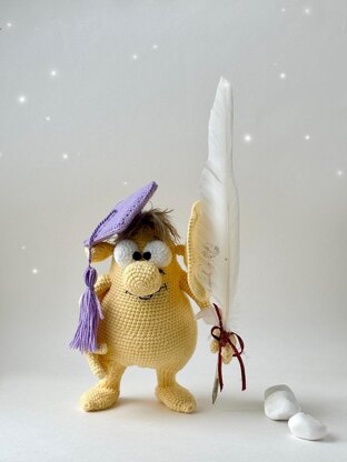 The alien Big Ear (only crochet, PDF)