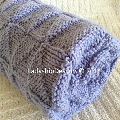 Windmills Reversible Baby Blanket