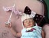 New Born Girl Baby Peruke Hat