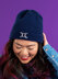 Zodiac Beanie - Free Hat Knitting Pattern For Women in Paintbox Yarns Baby DK & Metallic DK by Paintbox Yarns