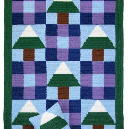 Snowy Pines Patchwork Set