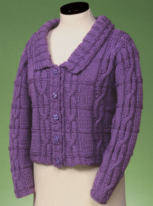 Cable and Rib Cardigan