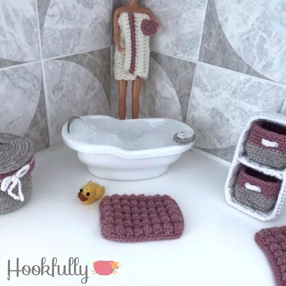 Bathroom set fashion doll