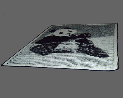 Panda Illusion Baby Blanket