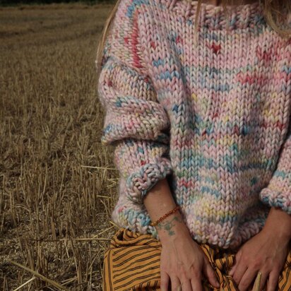 Adult ‘Big Cozy’ Sweater - knitting pattern