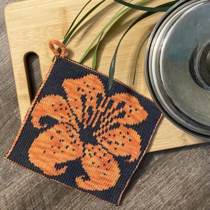 Tiger Lily Potholder