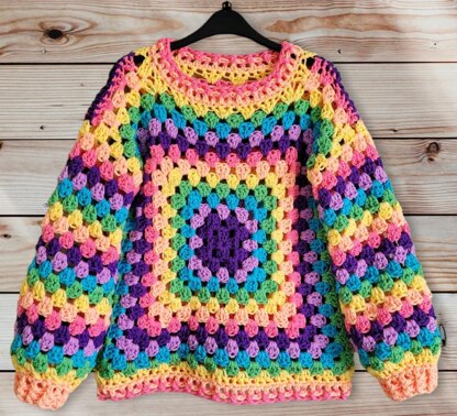 Classic Granny Square Sweater and Tee