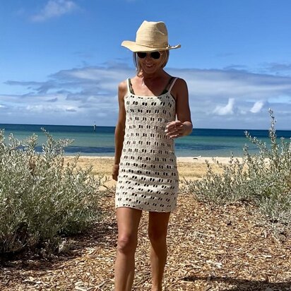 Diamond Crochet Colorful Beach Dress Summer Handmade Embroidered Cover Up  Outfit