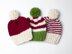 Christmas Hat Collection Santa Beanie Chunky Pompom Baby Children Women