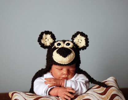 New Born Baby Bear Hat