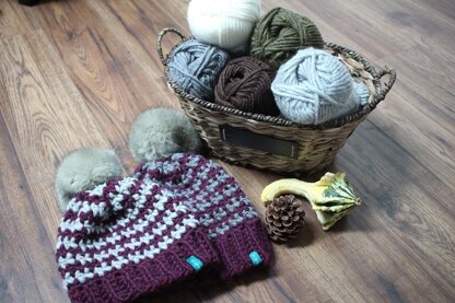 Chunky Patterned Family Toques