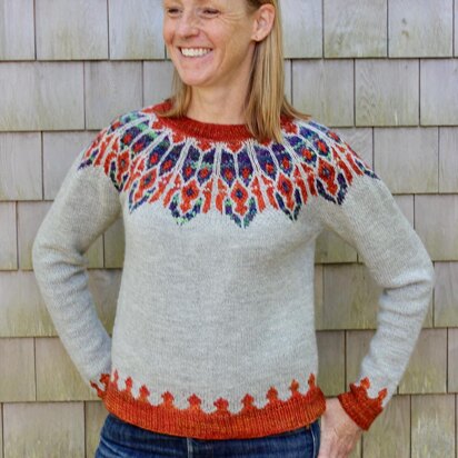 Castle Rose Window Pullover