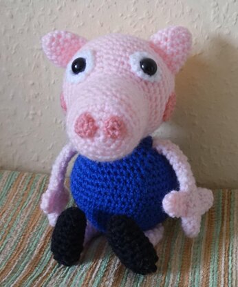 Crochet Pattern for the Brother from Pig with Pep!