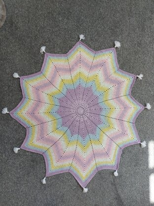 Candy Skies Dragonfly Blanket-borderless