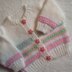 Pastel colours baby cardigan