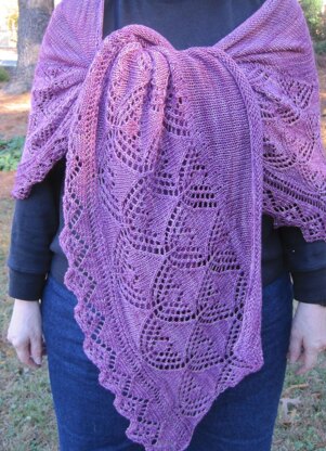 Lockerbie Long Wingspan Shawl