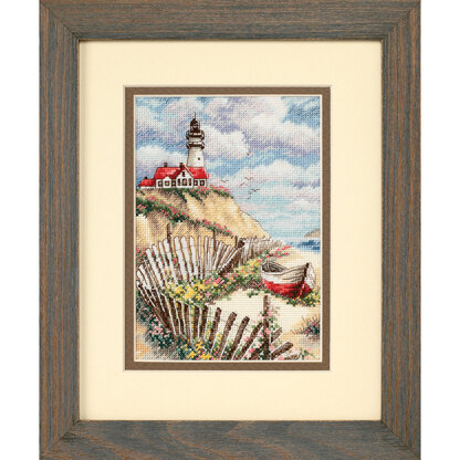 Dimensions Cliffside Beacon Cross Stitch Kit - 13cm x 18cm