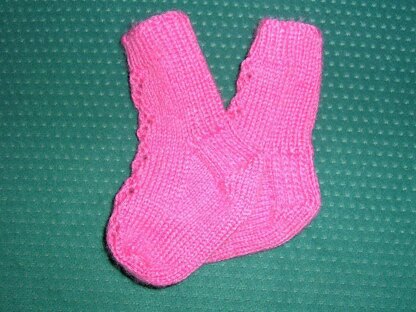 Lace Chain Baby Socks