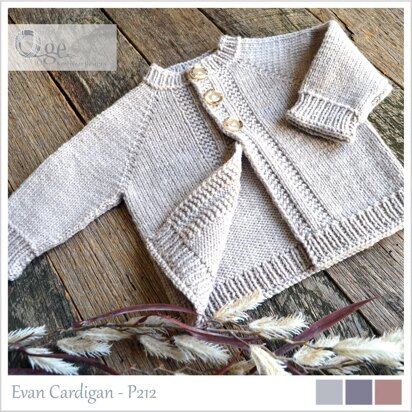 OGE Knitwear Designs P212 Evan Cardigan PDF