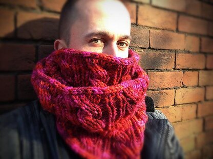 Snakes and Ladders Moebius Cowl