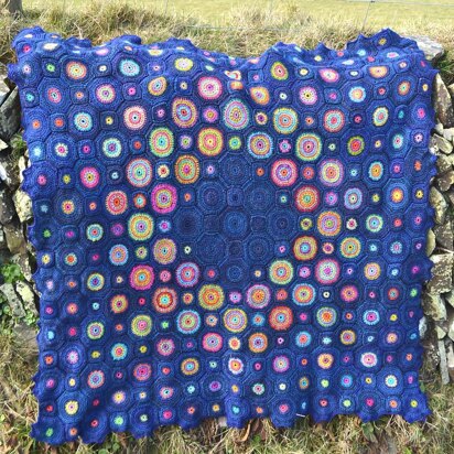 Sagittarius A Black Hole Crochet Blanket