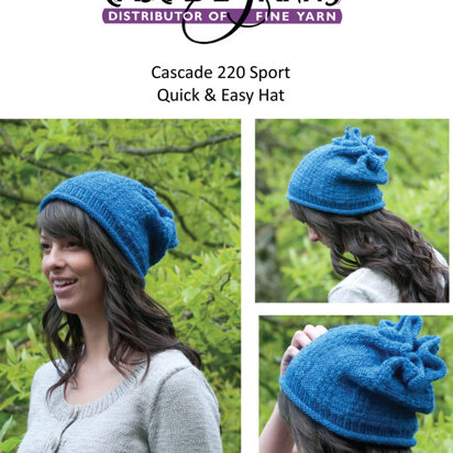 Quick and Easy Hat in Cascade 220 Sport - DK233