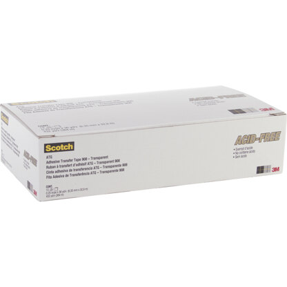 Scotch ATG Gold Transfer Tape Roll 12/Pkg - .25"X36yd