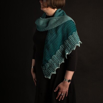 Seascape Shawlette