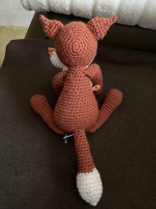 Fox with goose amigurumi