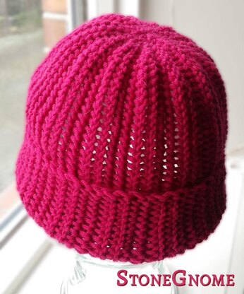 Sideways Ribbed Hat