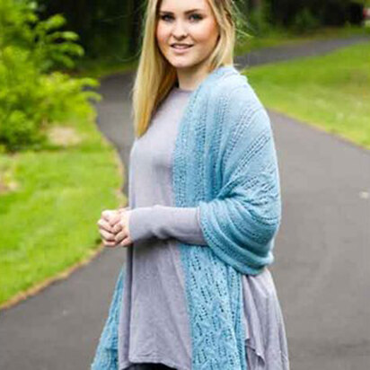 721 Shenandoah Valley Shawl - Knitting Pattern for Women in Valley Yarns 2/14 Alpaca Silk