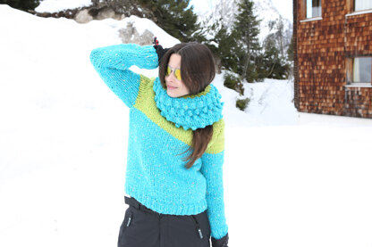 Mount Castle Peak Pullover in Schachenmayr Bravo Big Color - Downloadable PDF  