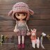 Lamb romper for doll