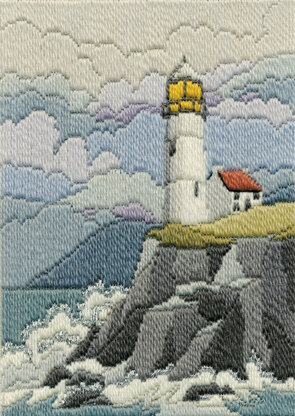 Derwentwater Designs Coastal Winter Long Stitch Kit - 17 x 24cm