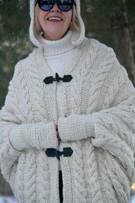 Winter Fun Cocoon-Cardigan